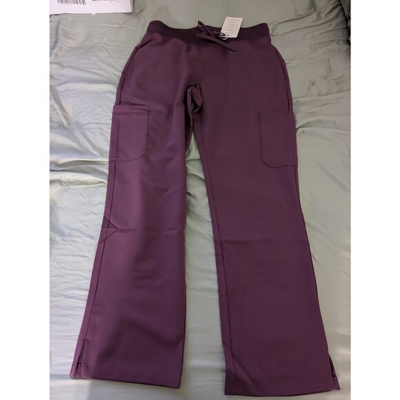 Mandala Women's 9 Pocket Cargo Pants Bordeaux   - Size S - Picture 1 of 8